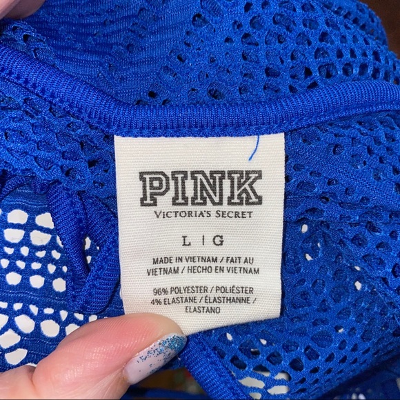 NWOT PINK Victoria’s Secret Blue Swim Coverup - Picture 3 of 3